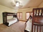 Lower Level Bedroom w/Two Bunk Beds Each w/1 Twin & 1 Full Size Bed